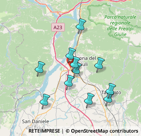 Mappa Fz. Piovega, 33013 Gemona del Friuli UD, Italia (6.58455)