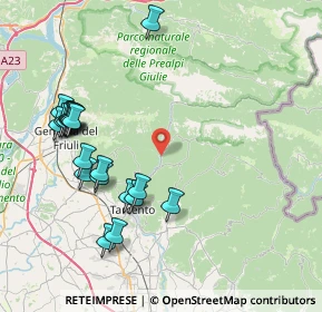 Mappa Torrente Mea, 33010 Lusevera UD, Italia (8.705)