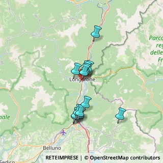 Mappa Via Colli Di Pirago, 32013 Longarone BL, Italia (5.71538)