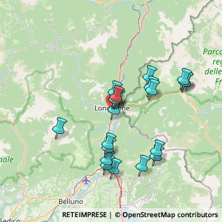 Mappa Via Colli Di Pirago, 32013 Longarone BL, Italia (7.0235)