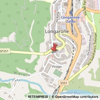 Mappa Via Arduino Polla, 6, 32013 Longarone, Belluno (Veneto)