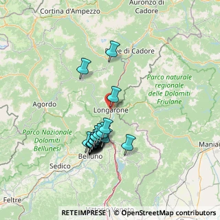 Mappa Via Arduino Polla, 32013 Longarone BL, Italia (12.9685)