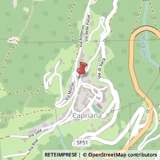 Mappa Via Kajetan Pacher, 23, 38030 Capriana, Trento (Trentino-Alto Adige)