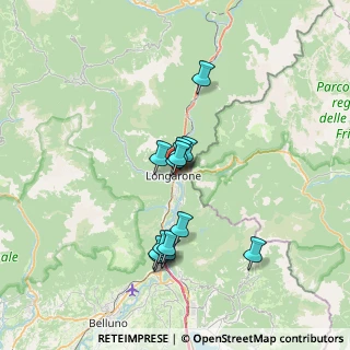 Mappa Via Campelli, 32013 Longarone BL, Italia (5.86615)