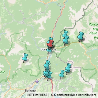 Mappa Via Campelli, 32013 Longarone BL, Italia (7.0735)