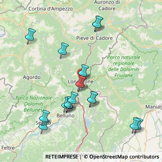 Mappa Via Campelli, 32013 Longarone BL, Italia (16.86235)