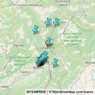 Mappa Via Campelli, 32013 Longarone BL, Italia (13.1945)