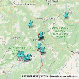 Mappa Via Campelli, 32013 Longarone BL, Italia (14.92231)