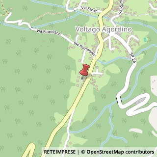 Mappa Vicolo rif 2, 32020 Voltago Agordino, Belluno (Veneto)