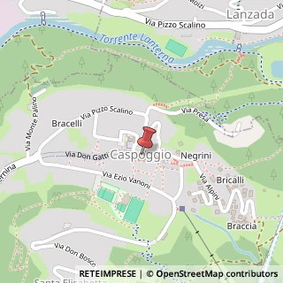 Mappa Piazza Milano,  8, 23020 Caspoggio, Sondrio (Lombardia)