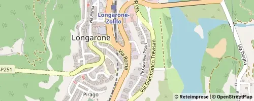 Mappa Longarone