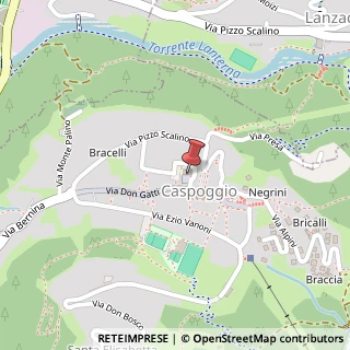 Mappa Via Don Gatti, 10, 23020 Caspoggio, Sondrio (Lombardia)