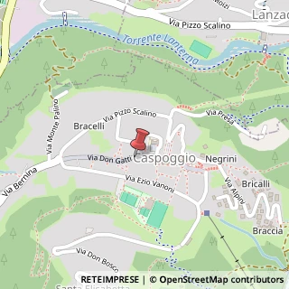 Mappa Via Don Gatti, 35, 23020 Caspoggio, Sondrio (Lombardia)