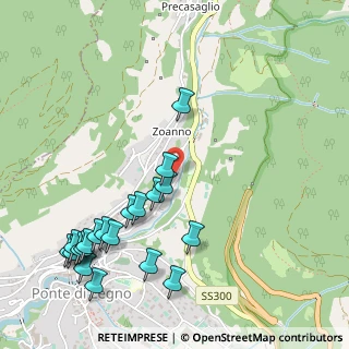 Mappa Via C. Battisti, 25056 Ponte di Legno BS, Italia (0.622)