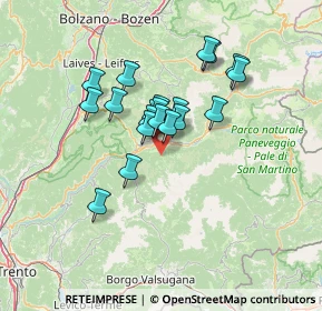 Mappa Loc. Doss dei Laresi, 38033 Cavalese TN, Italia (10.228)