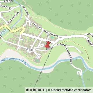 Mappa Via Cesare Battisti, 30, 33080 Claut, Pordenone (Friuli-Venezia Giulia)
