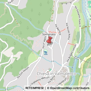 Mappa Via Quinto Alpini,  23, 23023 Chiesa in Valmalenco, Sondrio (Lombardia)