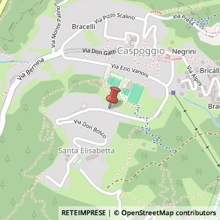 Mappa Via Don Bosco, 26, 23020 Caspoggio, Sondrio (Lombardia)