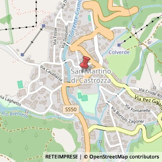 Mappa Via Colbricon, 38054 Siror, Trento (Trentino-Alto Adige)