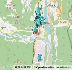 Mappa Via Pirago, 32013 Longarone BL, Italia (0.647)