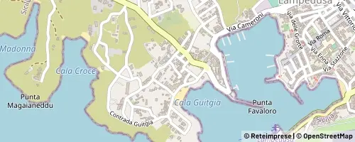 Mappa Lampedusa e Linosa