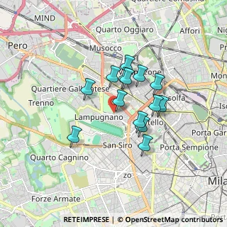 Mappa Piazza Santa Maria Nascente, 20148 Milano MI, Italia (1.29929)
