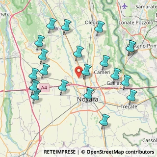 Mappa Strada Cascina Grande, 28100 Novara NO, Italia (8.988)