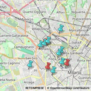 Mappa Via Telemaco Signorini, 20149 Milano MI, Italia (1.77091)
