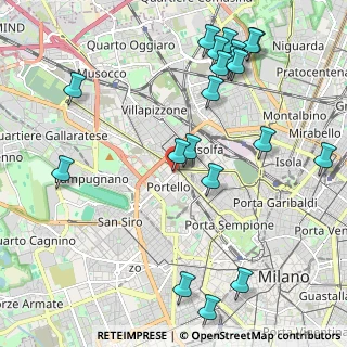 Mappa Viale Teodorico, 20159 Milano MI, Italia (2.562)