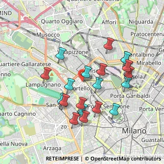 Mappa Via Telemaco Signorini, 20149 Milano MI, Italia (1.825)