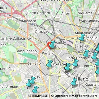 Mappa Via Telemaco Signorini, 20149 Milano MI, Italia (3.25944)