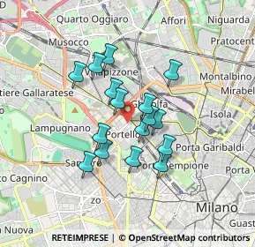 Mappa Via Telemaco Signorini, 20149 Milano MI, Italia (1.30938)