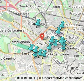 Mappa Viale Teodorico, 20159 Milano MI, Italia (1.59357)