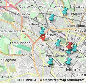 Mappa Viale Teodorico, 20159 Milano MI, Italia (2.25364)