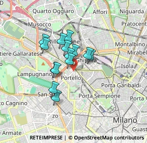 Mappa Viale Teodorico, 20159 Milano MI, Italia (1.20357)