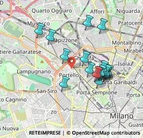 Mappa Via Telemaco Signorini, 20149 Milano MI, Italia (1.63647)