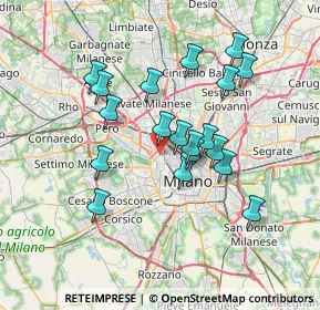 Mappa Via Telemaco Signorini, 20149 Milano MI, Italia (6.26211)