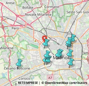 Mappa Viale Teodorico, 20159 Milano MI, Italia (4.10667)