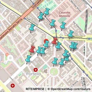 Mappa Viale Teodorico, 20159 Milano MI, Italia (0.235)