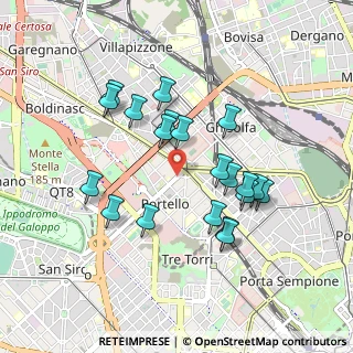 Mappa Via Telemaco Signorini, 20149 Milano MI, Italia (0.8335)