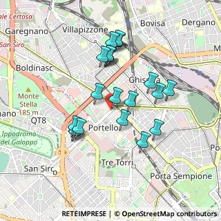 Mappa Viale Teodorico, 20159 Milano MI, Italia (0.82)