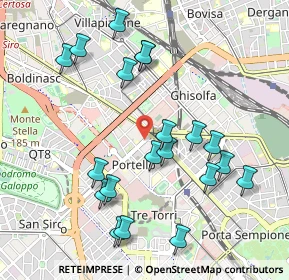 Mappa Viale Teodorico, 20159 Milano MI, Italia (1.0435)