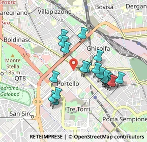 Mappa Viale Teodorico, 20159 Milano MI, Italia (0.802)