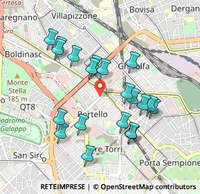 Mappa Viale Teodorico, 20159 Milano MI, Italia (0.8885)