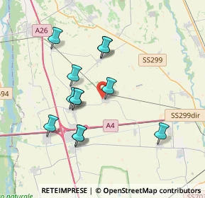 Mappa Via Cantalupo, 28060 Casaleggio Novara NO, Italia (3.37917)