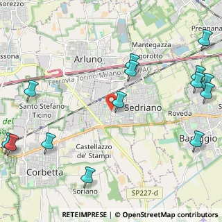 Mappa Via Giampiero Pozzi, 20009 Vittuone MI, Italia (3.05357)