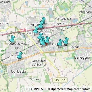 Mappa Via Giampiero Pozzi, 20009 Vittuone MI, Italia (1.445)