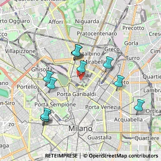 Mappa Via f.confalonieri, 20124 Milano MI, Italia (1.9525)