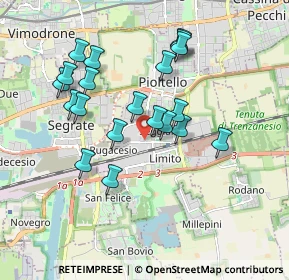 Mappa Via Consacrazione, 20096 Pioltello MI, Italia (1.6985)