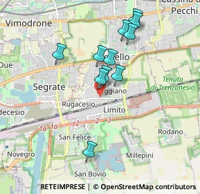 Mappa Via Consacrazione, 20096 Pioltello MI, Italia (1.66727)